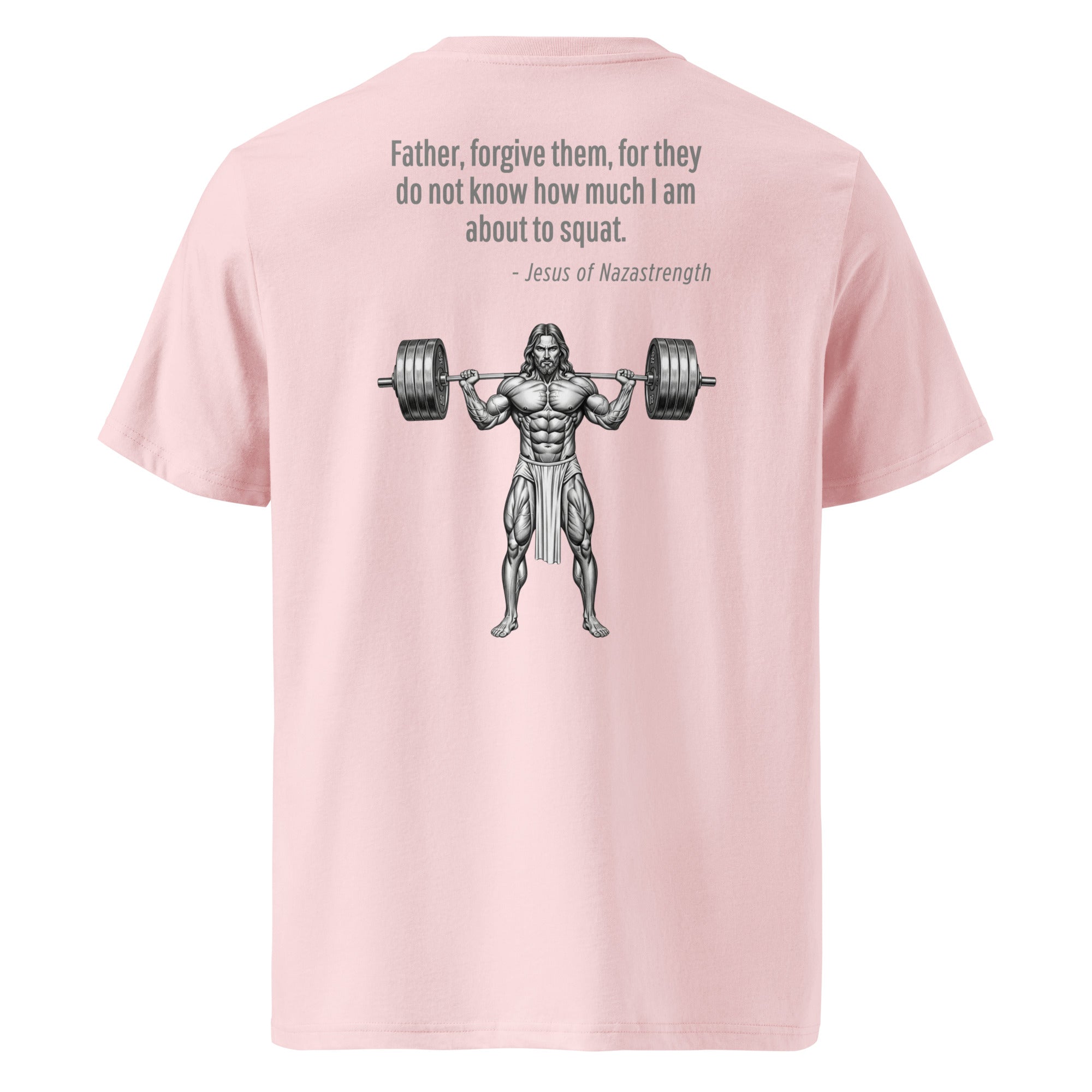Jesus of Nazastrength. Unisex Regular Organic T-Shirt Unisex Regular Organic T-Shirt Void & Verse Cotton Pink S