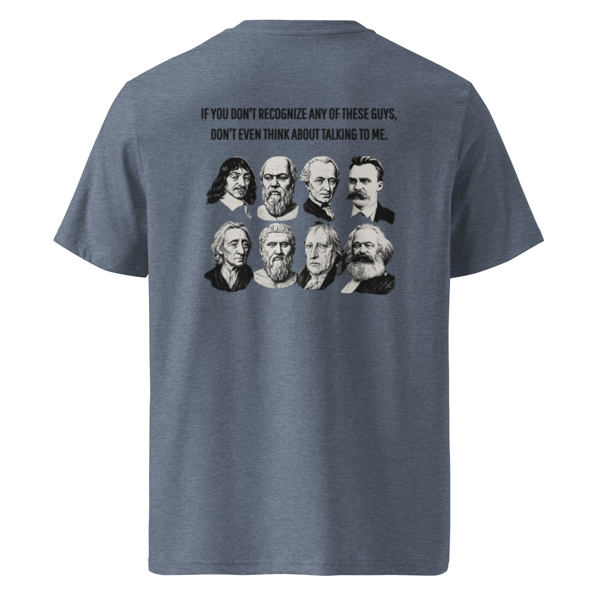 Do you recognize these guys?. Unisex Regular Organic T-Shirt Unisex Regular Organic T-Shirt Void & Verse Dark Heather Blue S