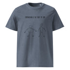 Comparison is the thief of joy. Unisex Regular Organic T-Shirt Unisex Regular Organic T-Shirt Void & Verse Dark Heather Blue S