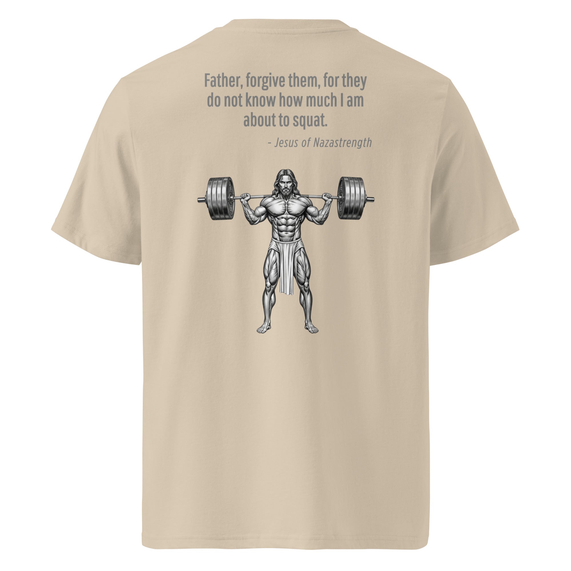 Jesus of Nazastrength. Unisex Regular Organic T-Shirt Unisex Regular Organic T-Shirt Void & Verse Desert Dust S