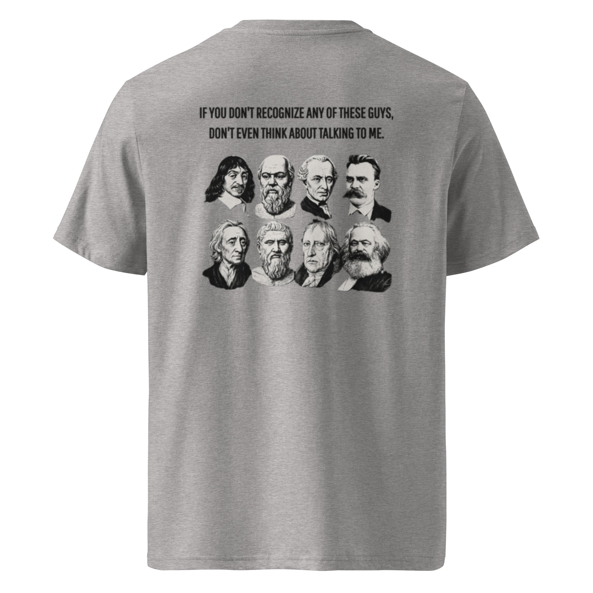 Do you recognize these guys?. Unisex Regular Organic T-Shirt Unisex Regular Organic T-Shirt Void & Verse Heather Grey S