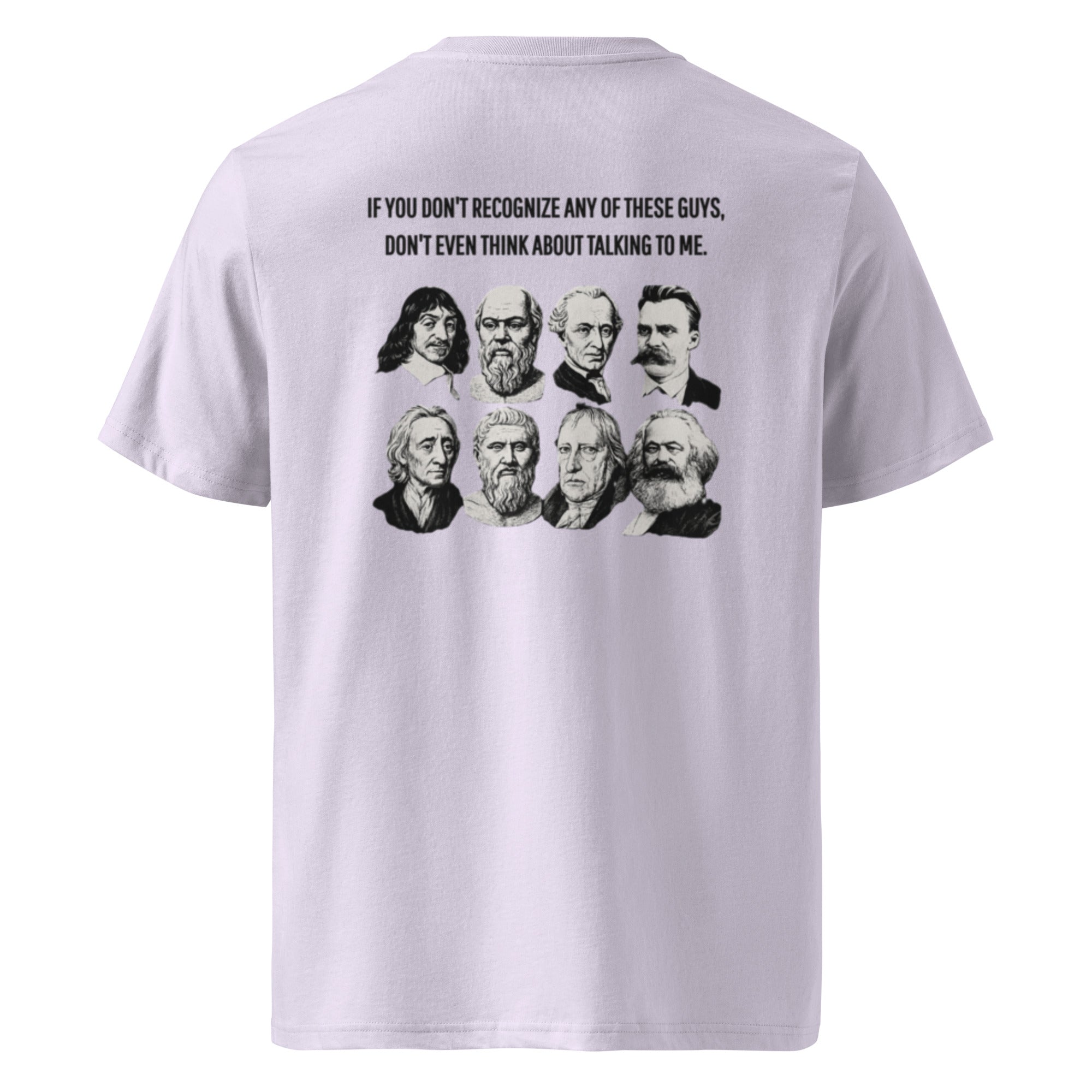 Do you recognize these guys?. Unisex Regular Organic T-Shirt Unisex Regular Organic T-Shirt Void & Verse Lavender S