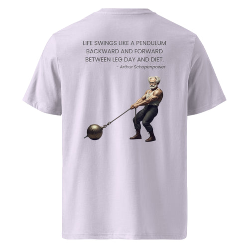Arthur Schopenpower. Unisex Regular Organic T-Shirt Unisex Regular Organic T-Shirt Void & Verse Lavender S