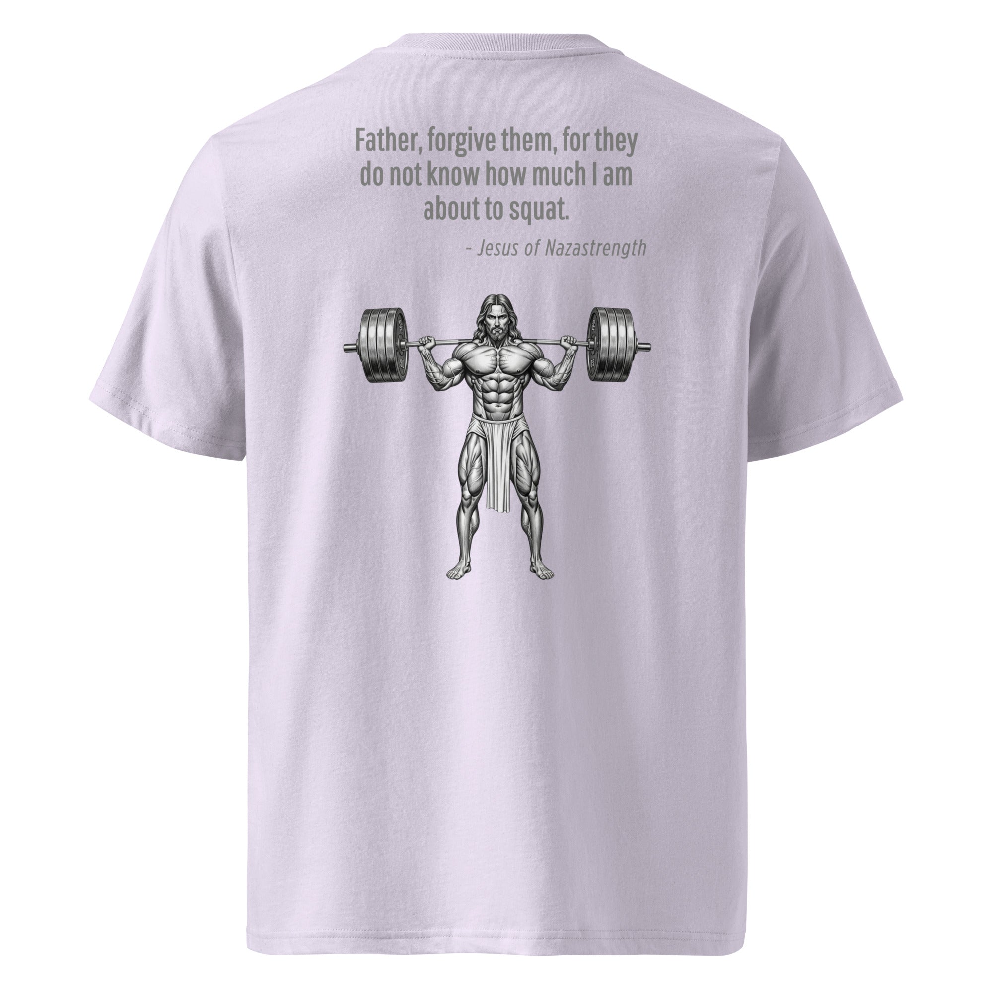 Jesus of Nazastrength. Unisex Regular Organic T-Shirt Unisex Regular Organic T-Shirt Void & Verse Lavender S