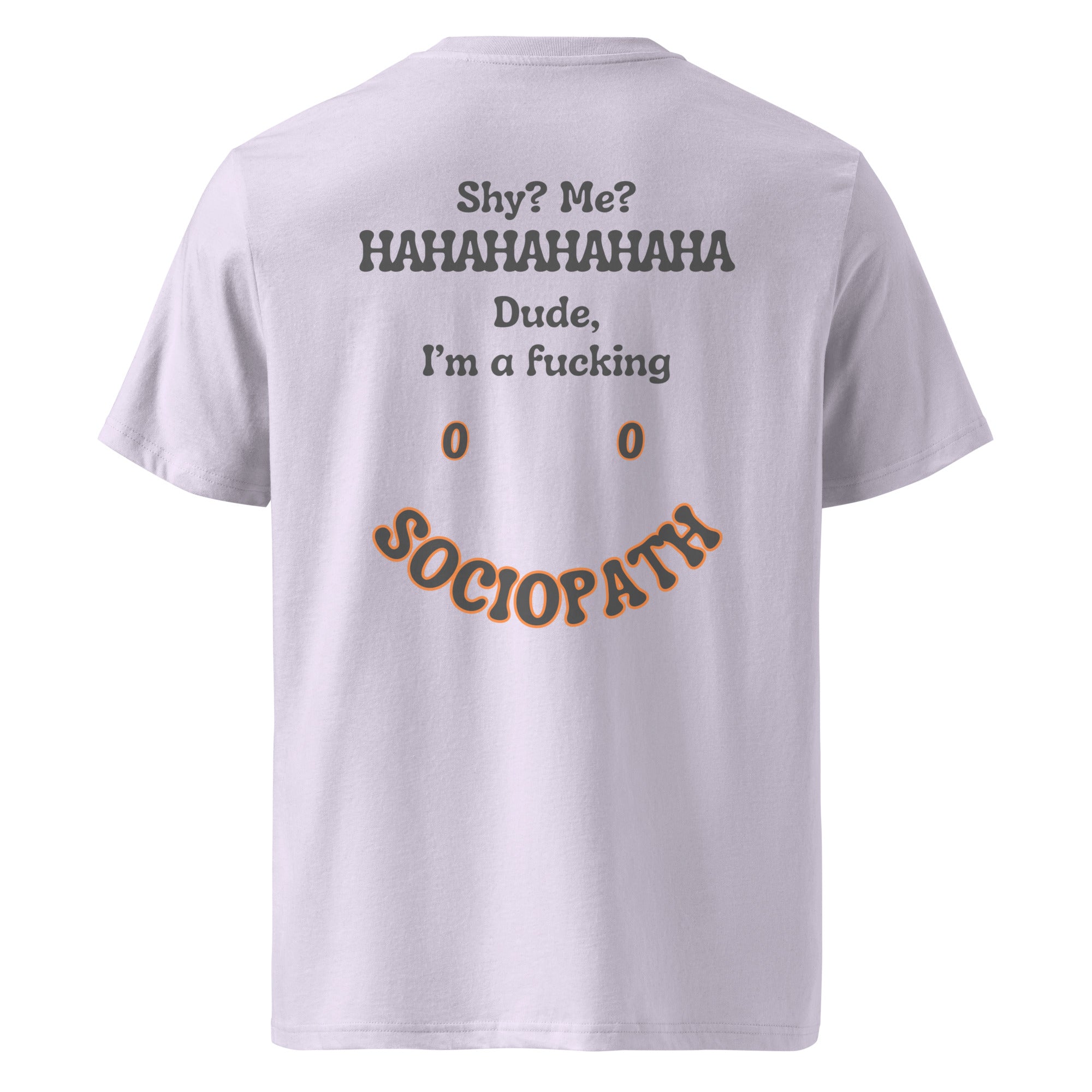 Sociopath. Unisex Regular Organic T-Shirt Unisex Regular Organic T-Shirt Void & Verse Lavender S