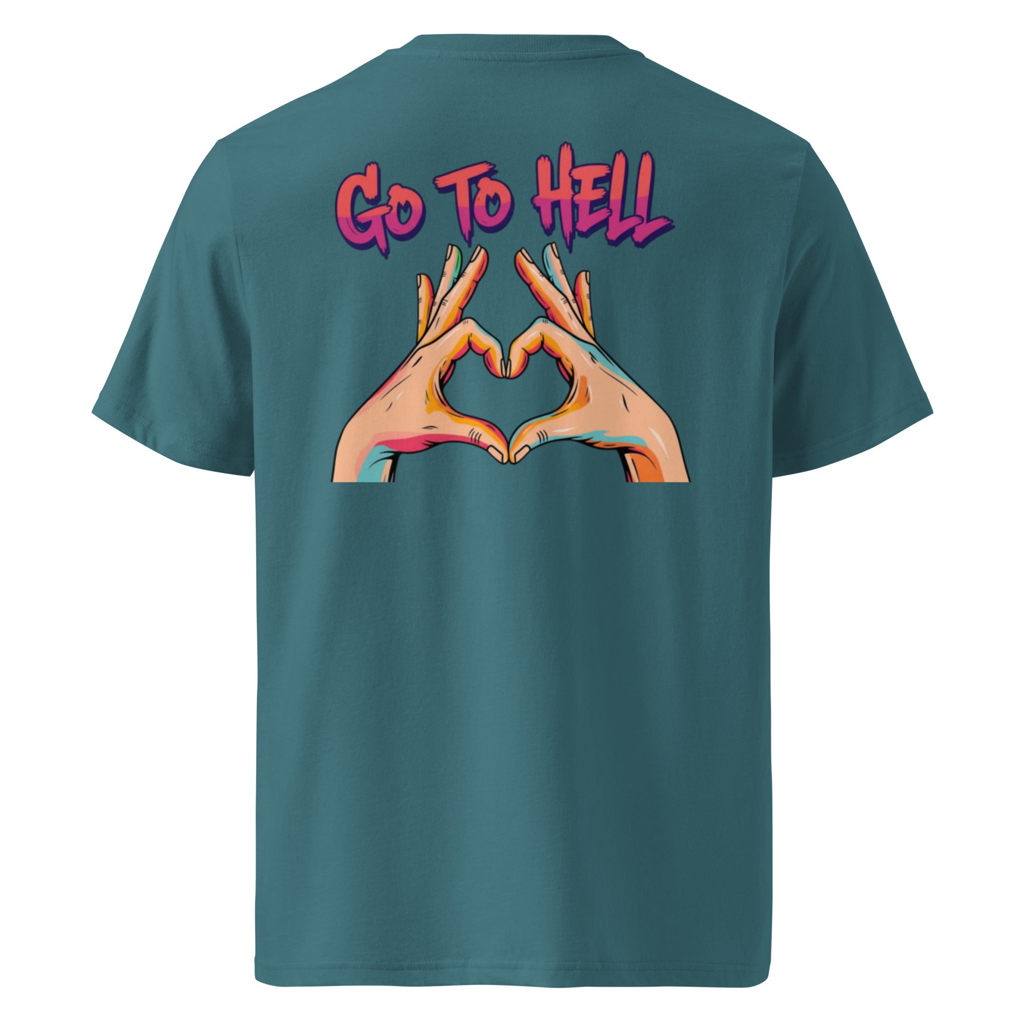 Go to hell. Unisex Regular Organic T-Shirt Unisex Regular Organic T-Shirt Void & Verse Stargazer S