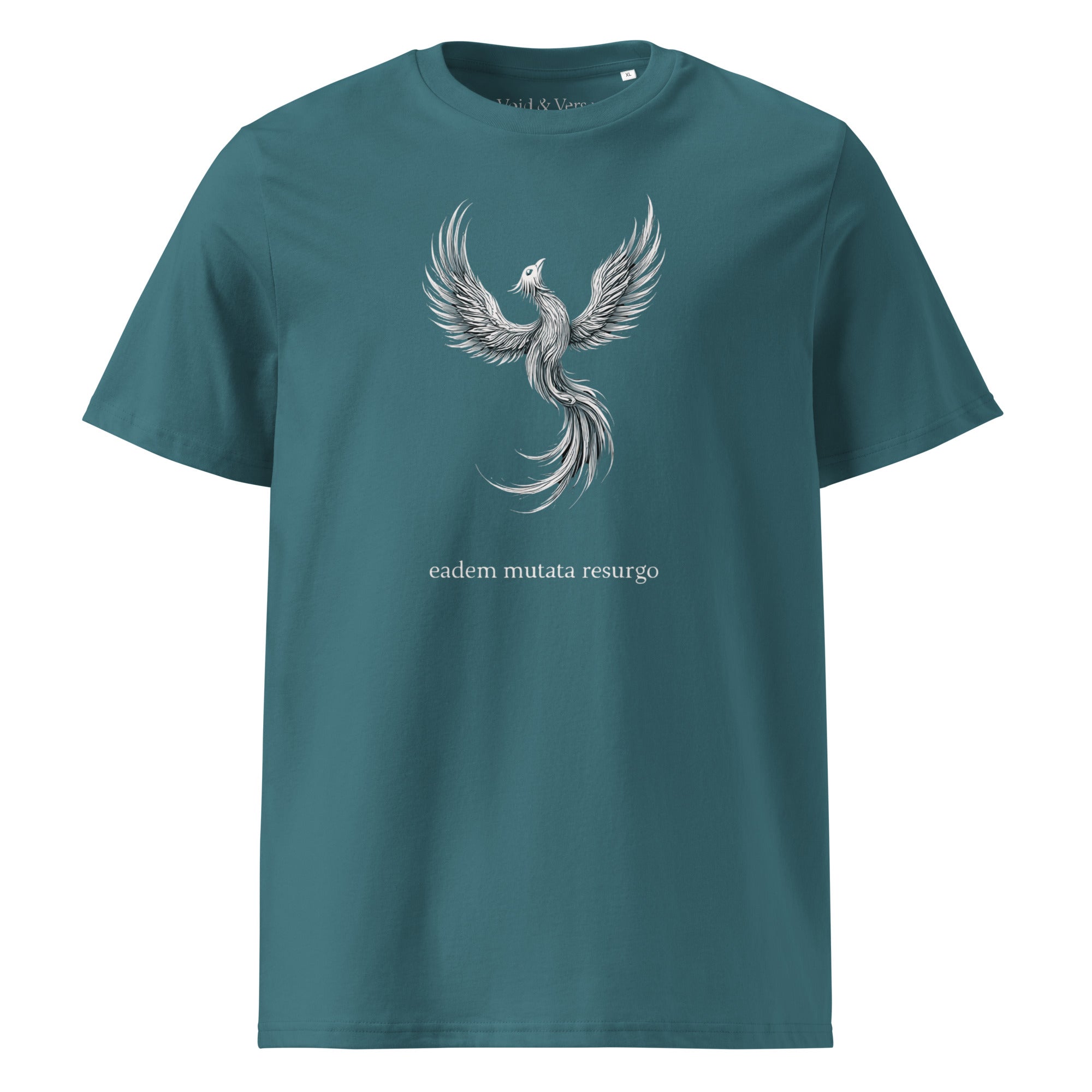 Eadem mutata resurgo. Unisex Regular Organic T-Shirt Unisex Regular Organic T-Shirt Void & Verse Stargazer S