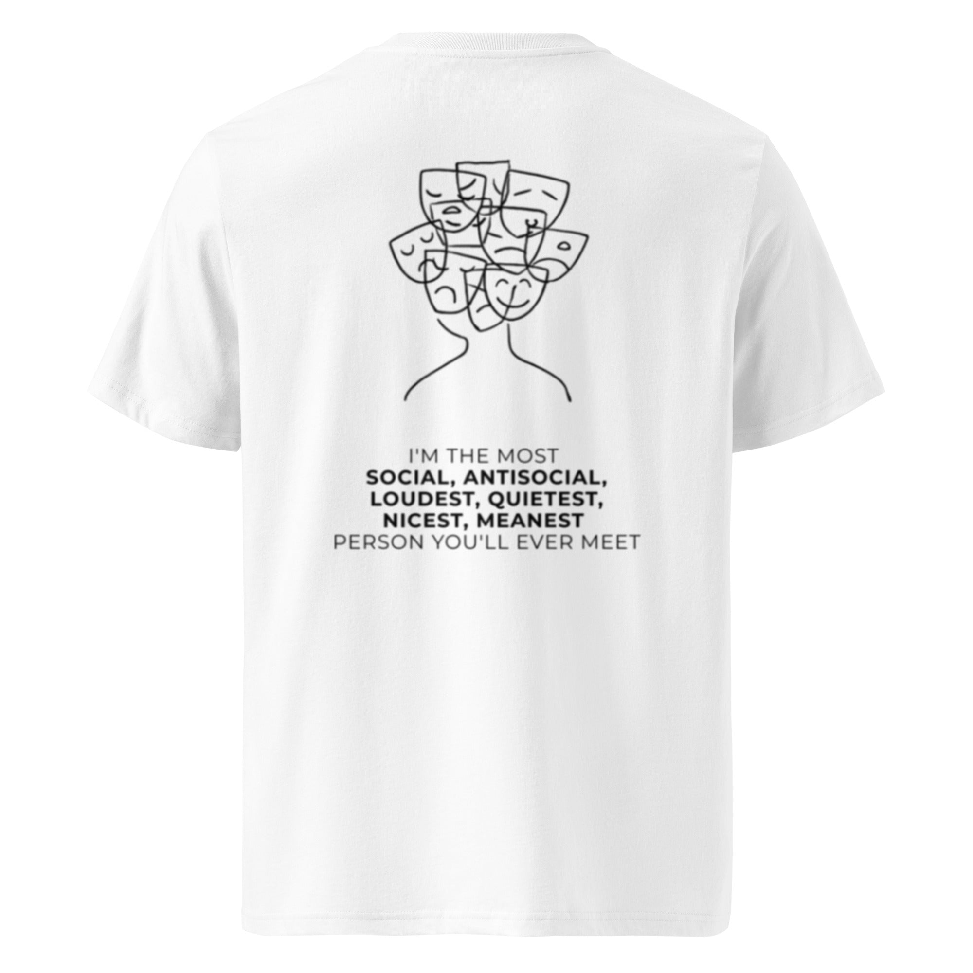 Most social antisocial. Unisex Regular Organic T-Shirt Unisex Regular Organic T-Shirt Void & Verse White S