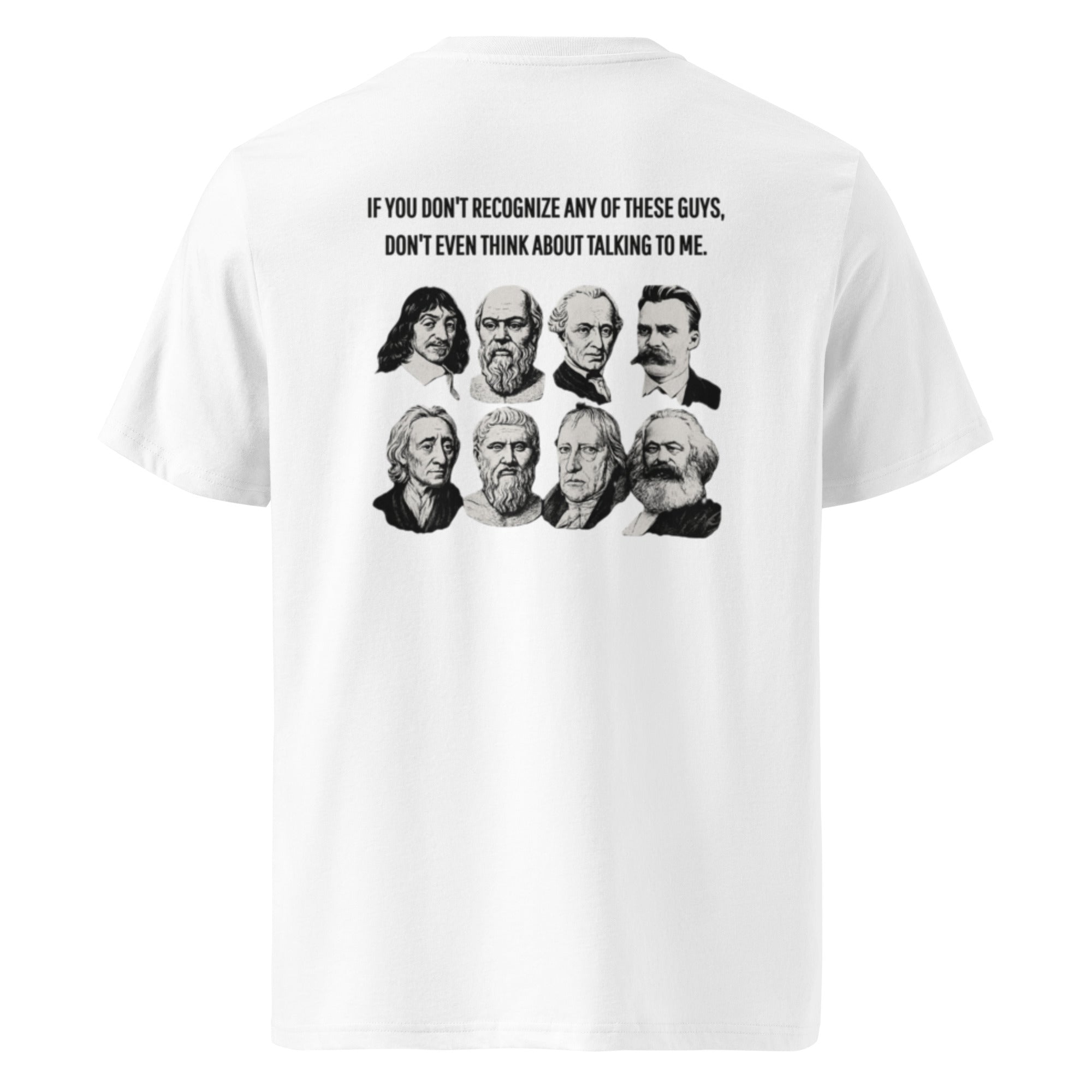 Do you recognize these guys?. Unisex Regular Organic T-Shirt Unisex Regular Organic T-Shirt Void & Verse White S