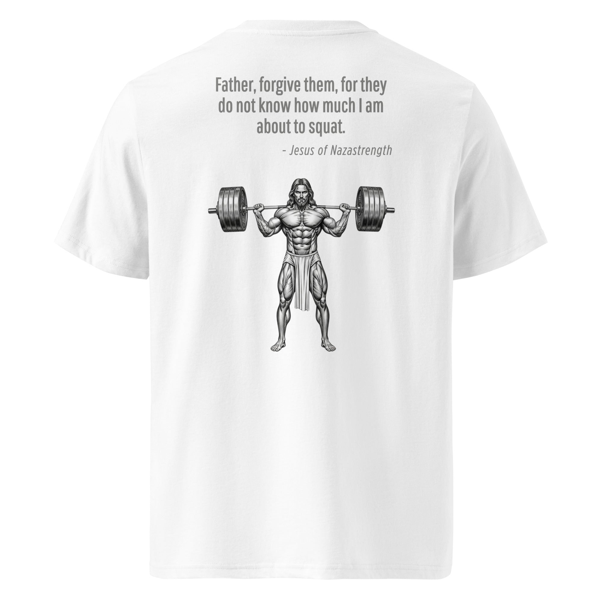 Jesus of Nazastrength. Unisex Regular Organic T-Shirt Unisex Regular Organic T-Shirt Void & Verse White S