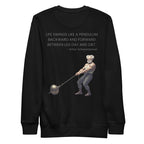 Arthur Schopenpower. Unisex Sweatshirt Unisex Sweatshirt Void & Verse Black S