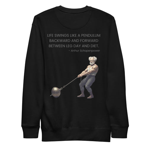 Arthur Schopenpower. Unisex Sweatshirt Unisex Sweatshirt Void & Verse Black S