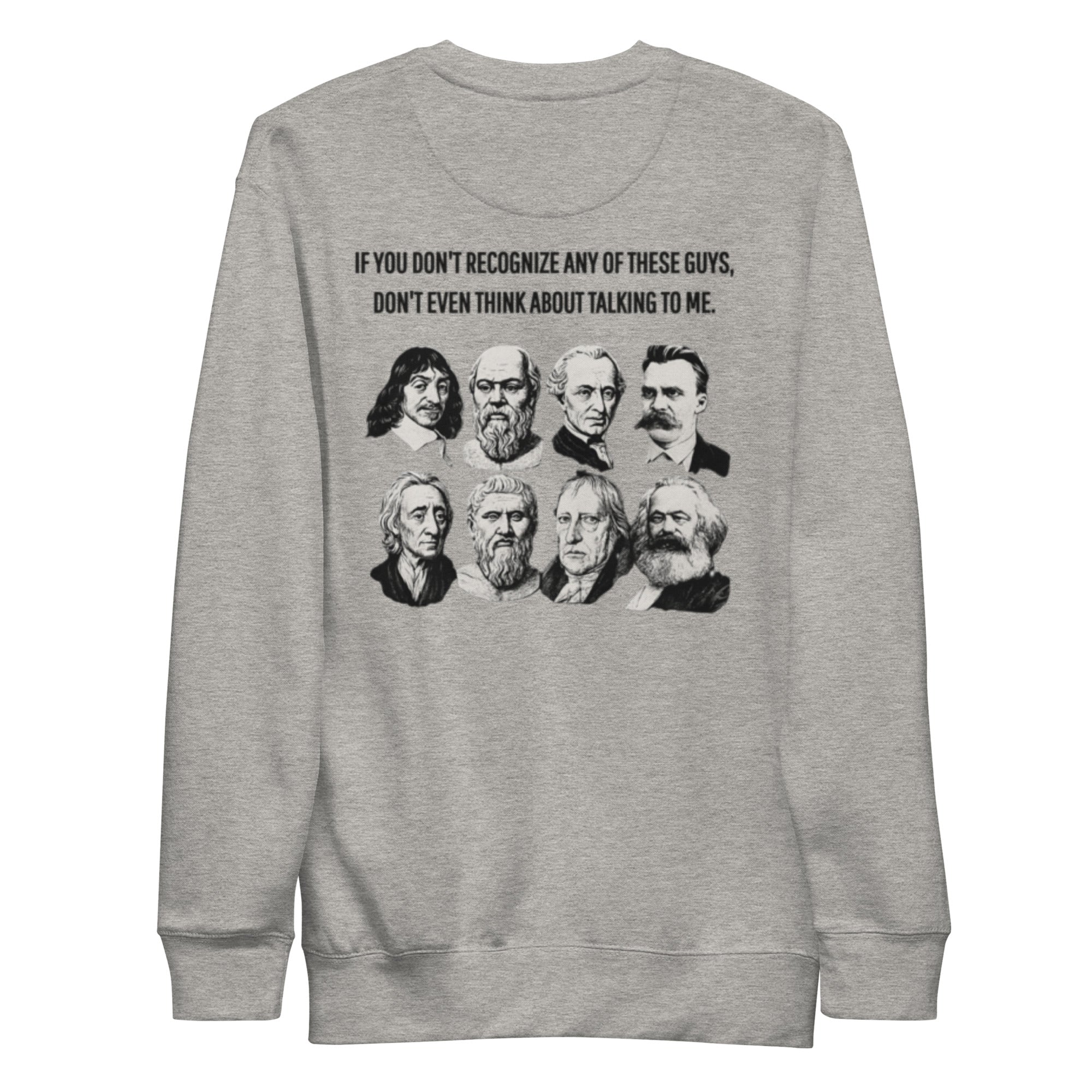 Do you recognize these guys. Unisex Sweatshirt Unisex Sweatshirt Void & Verse Carbon Grey S