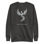 Eadem mutata resurgo. Unisex Sweatshirt Unisex Sweatshirt Void & Verse Charcoal Heather S