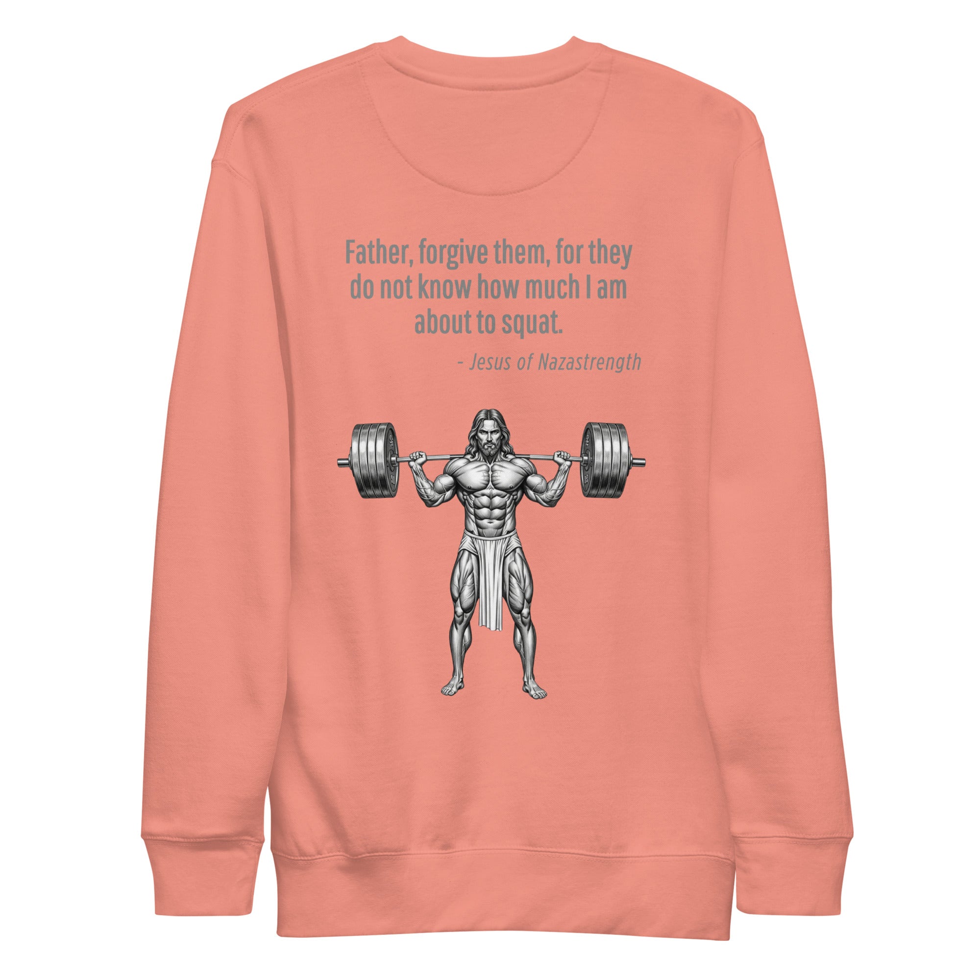 Jesus of Nazastrength. Unisex Sweatshirt Unisex Sweatshirt Void & Verse Dusty Rose S