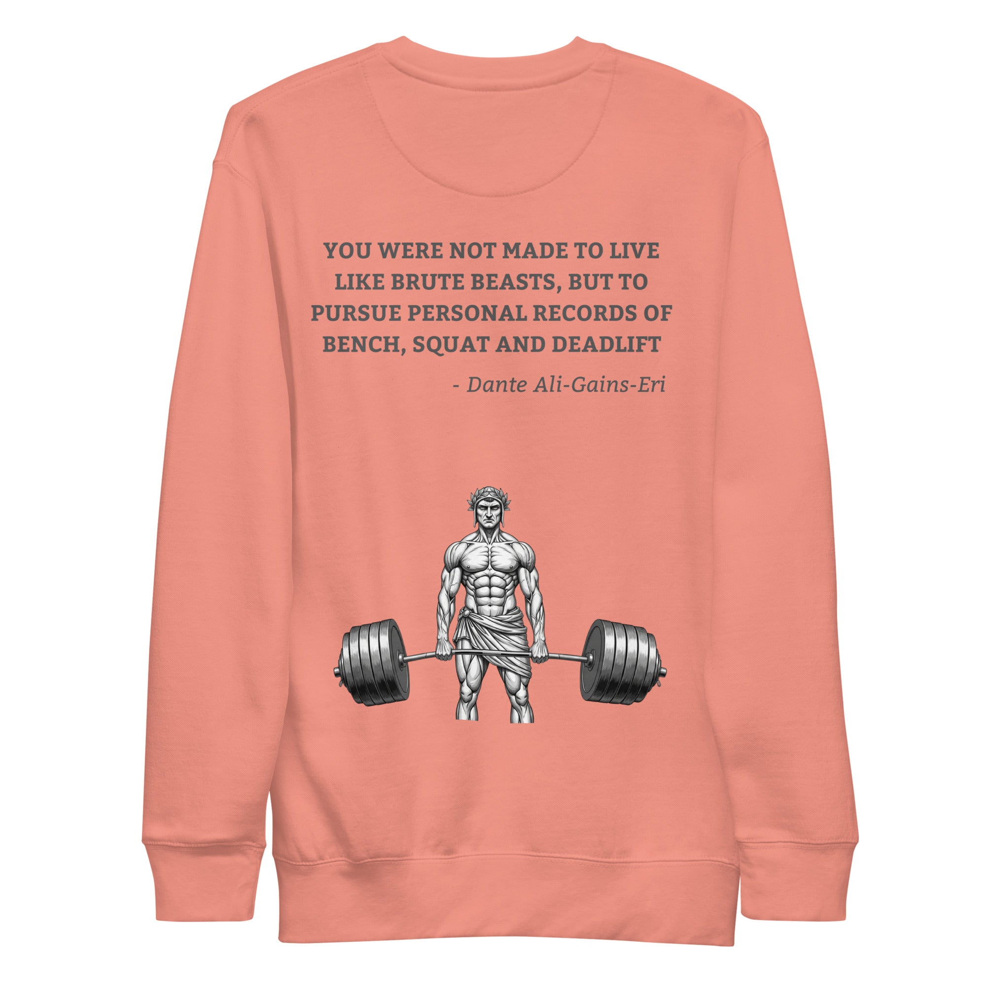 Dante Ali-Gains-Eri. Unisex Sweatshirt Unisex Sweatshirt Void & Verse Dusty Rose S