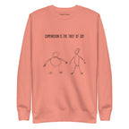 Comparison is the thief of joy. Unisex Sweatshirt Unisex Sweatshirt Void & Verse Dusty Rose S
