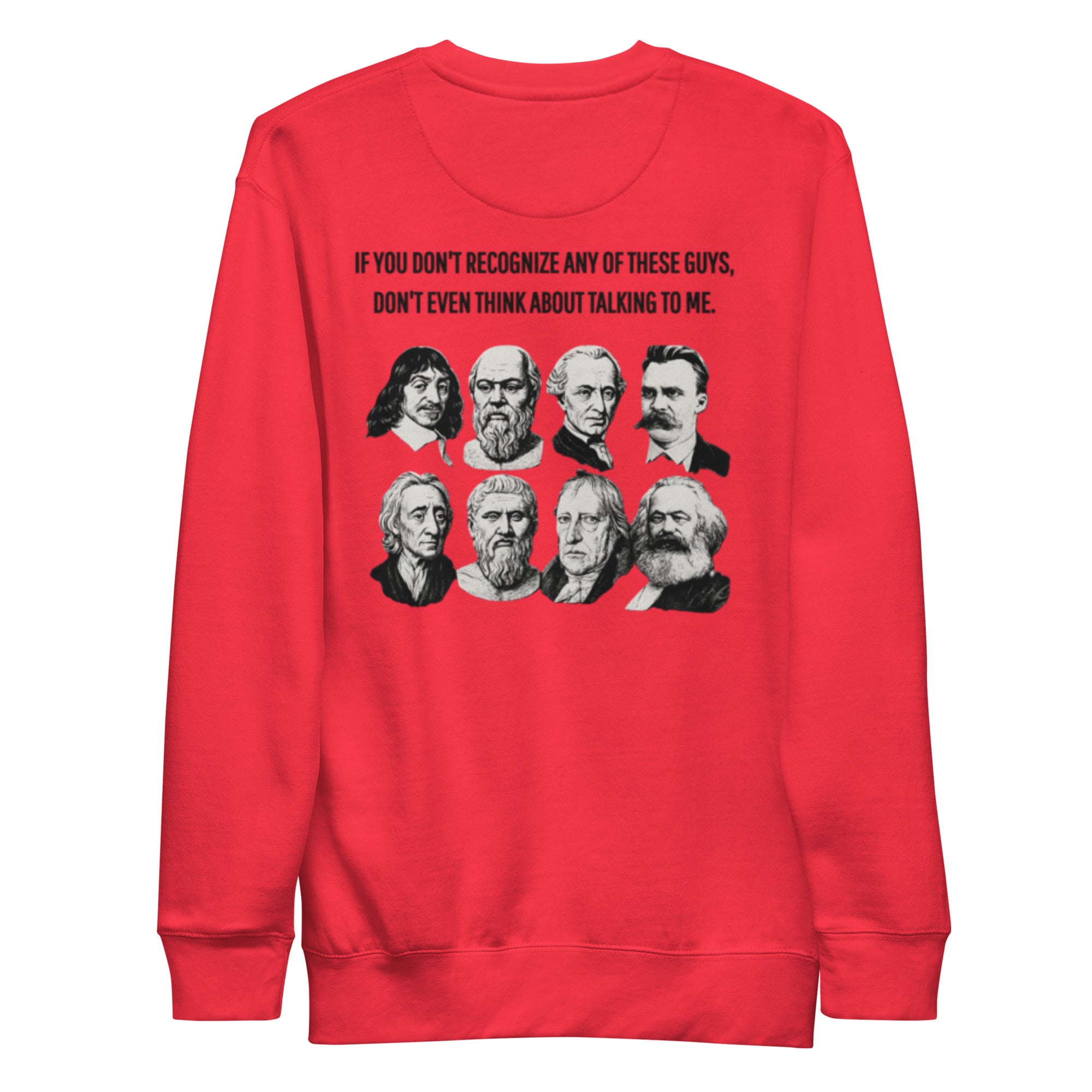 Do you recognize these guys. Unisex Sweatshirt Unisex Sweatshirt Void & Verse Team Red S