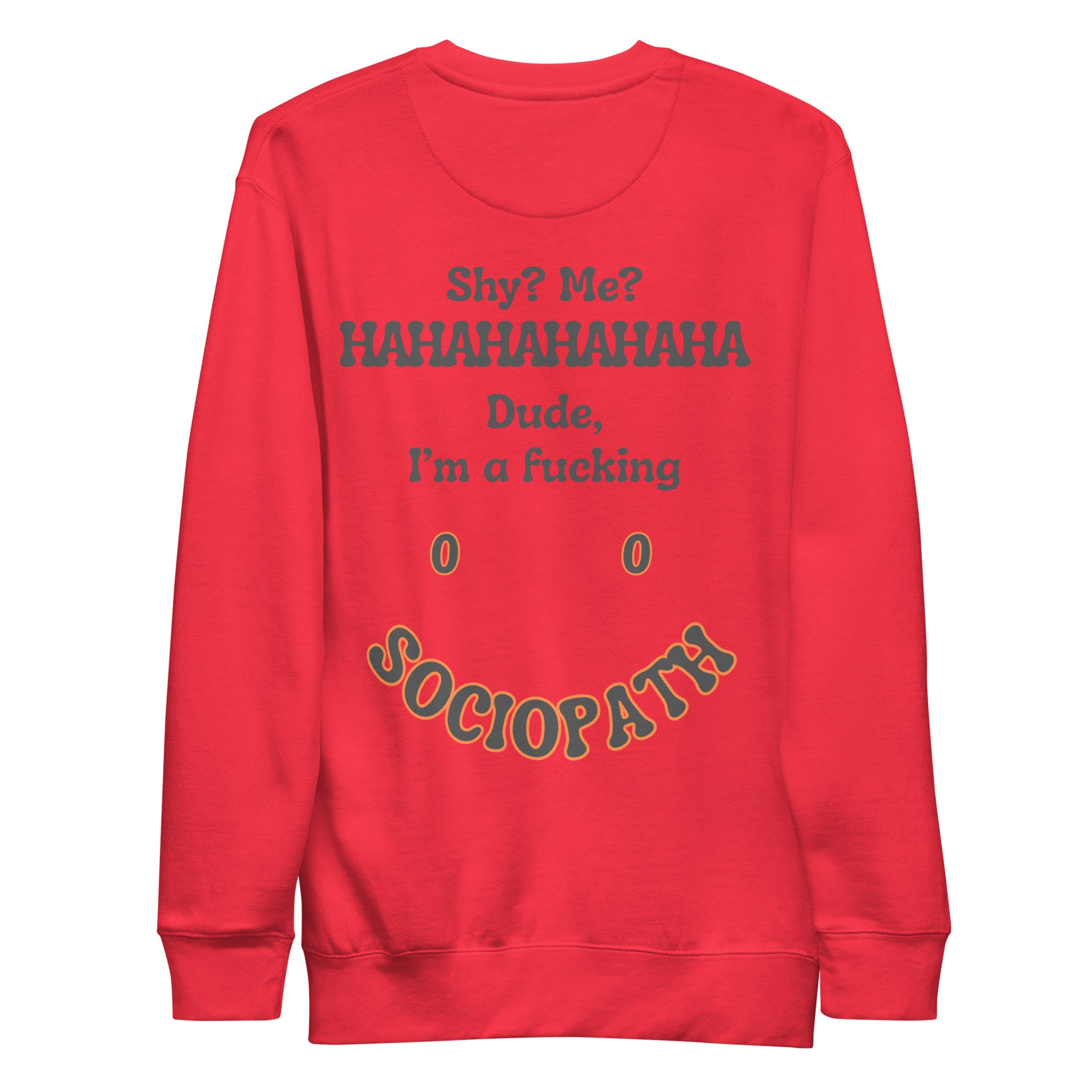 Sociopath. Unisex Sweatshirt Unisex Sweatshirt Void & Verse Team Red S