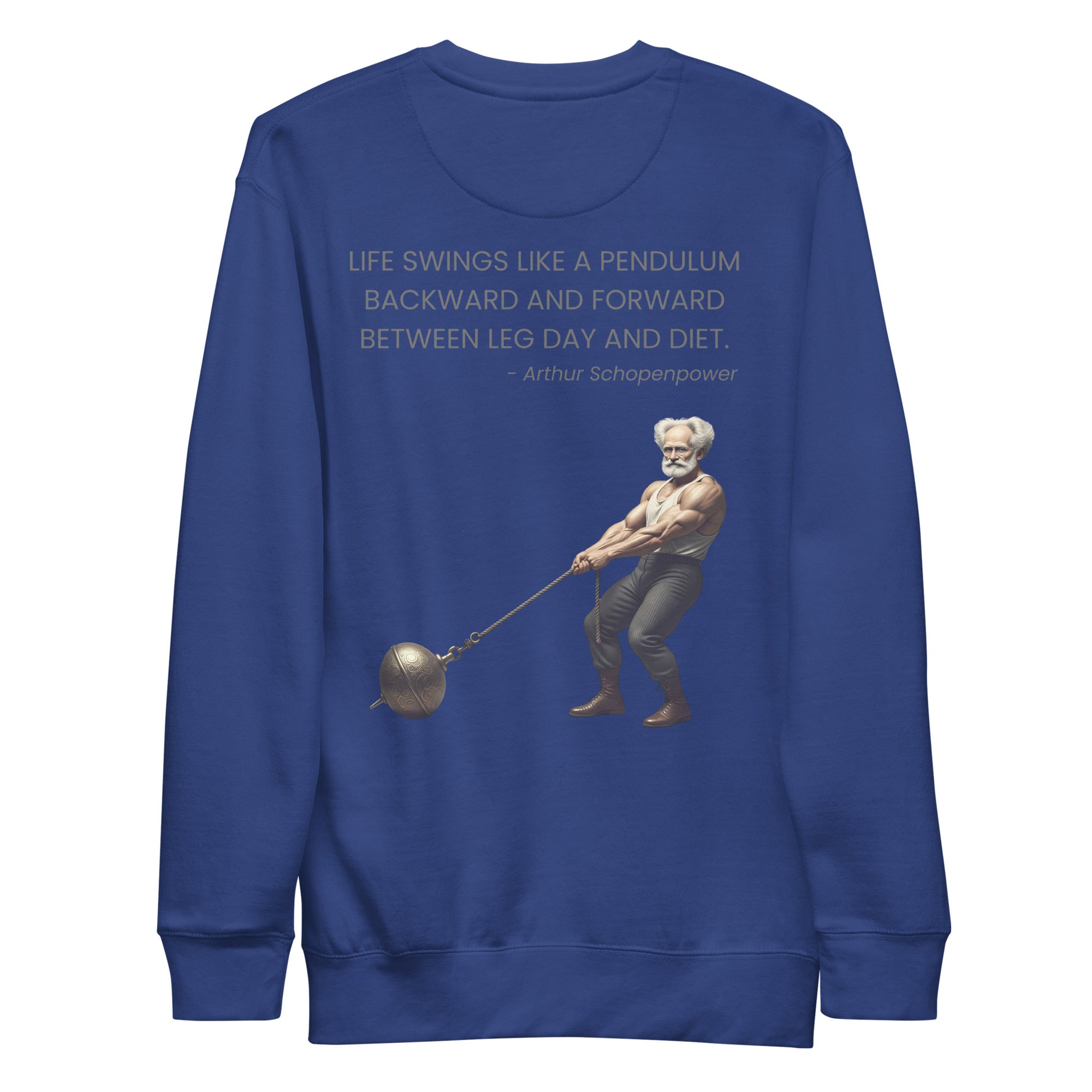 Arthur Schopenpower. Unisex Sweatshirt Unisex Sweatshirt Void & Verse Team Royal S