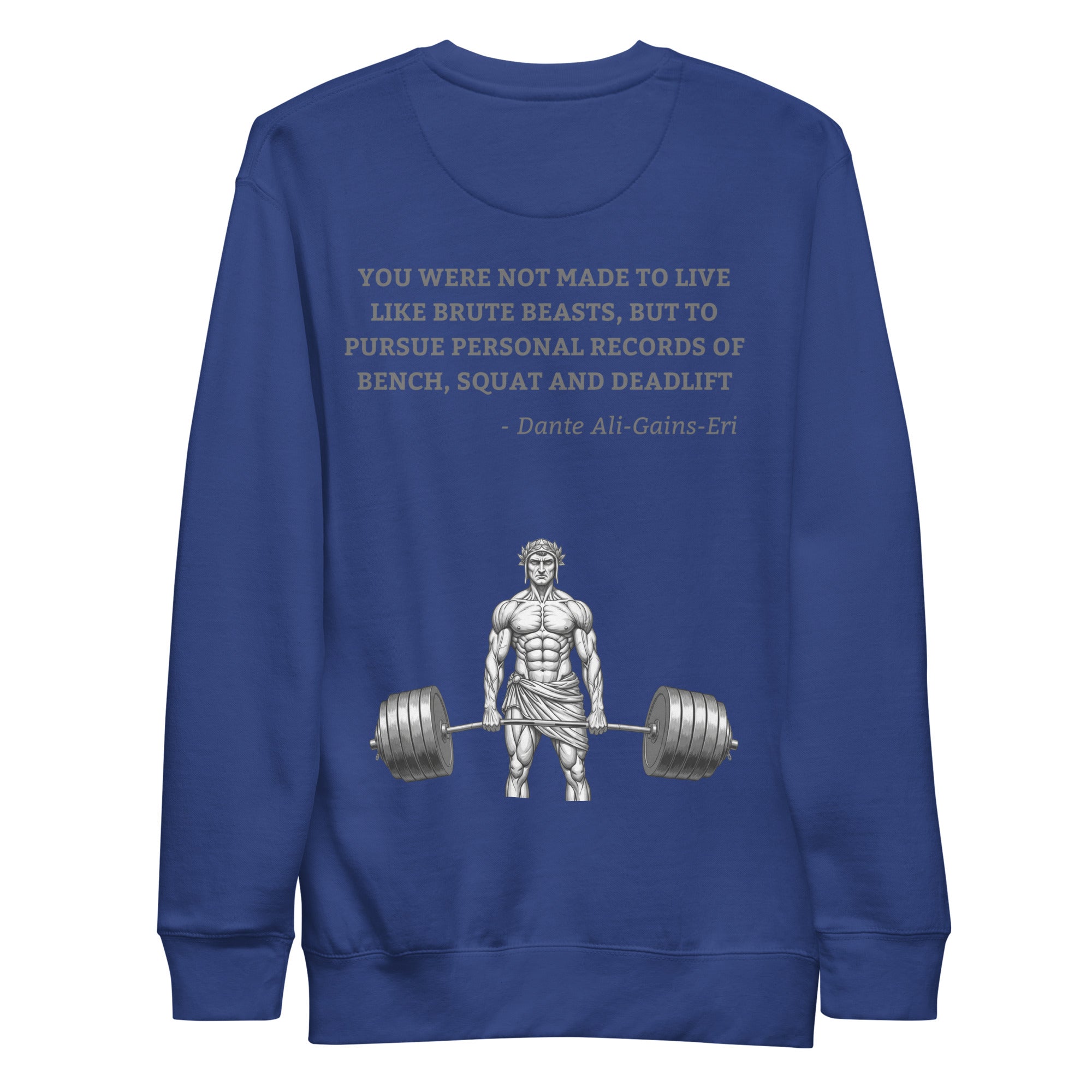 Dante Ali-Gains-Eri. Unisex Sweatshirt Unisex Sweatshirt Void & Verse Team Royal S