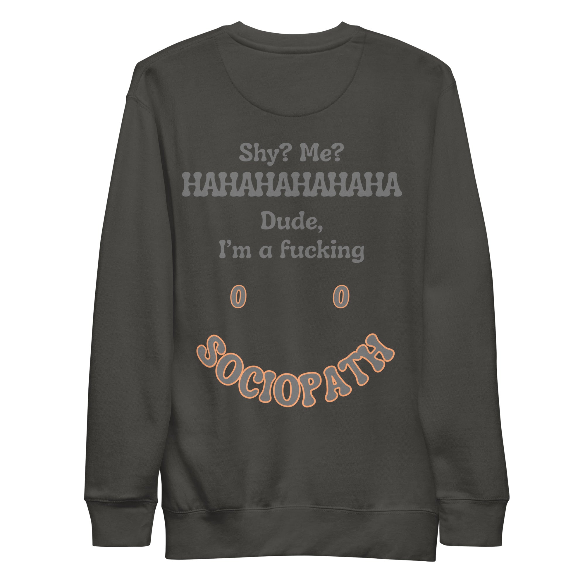 Sociopath. Unisex Sweatshirt Unisex Sweatshirt Void & Verse Vintage Black S