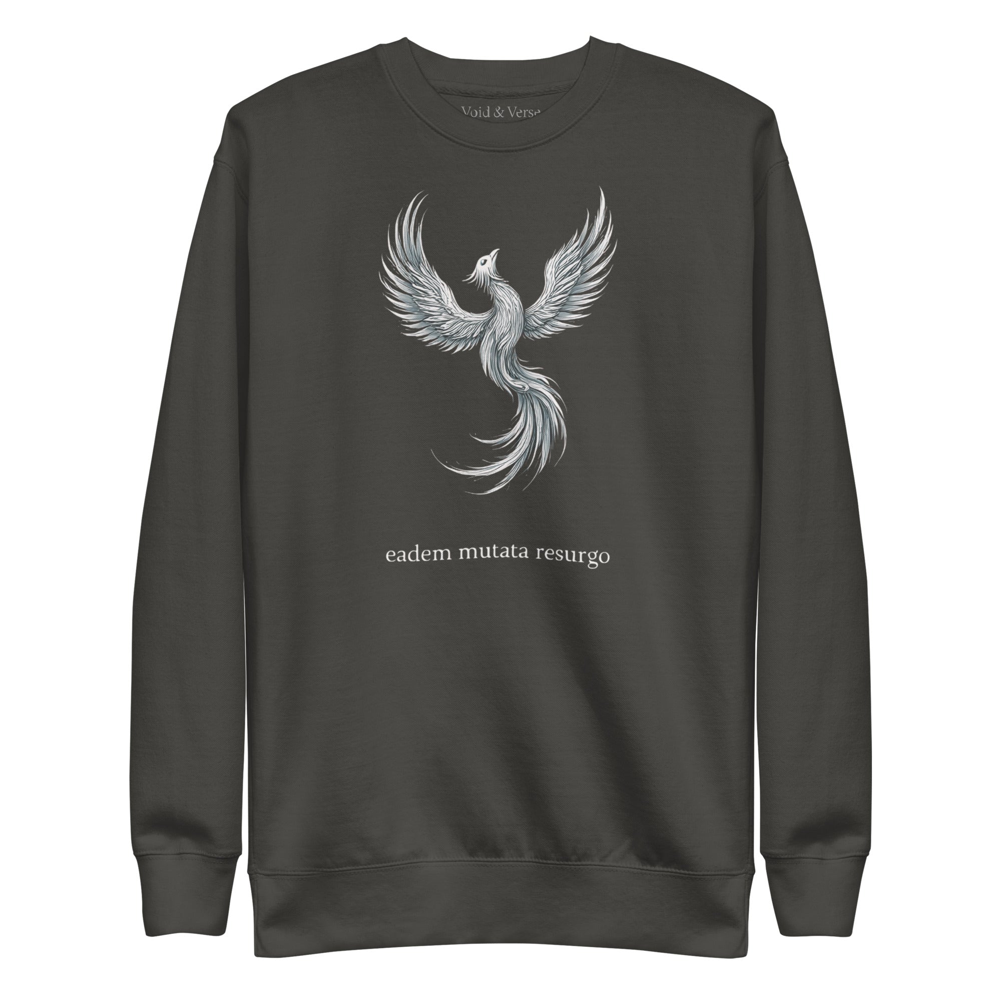 Eadem mutata resurgo. Unisex Sweatshirt Unisex Sweatshirt Void & Verse Vintage Black S